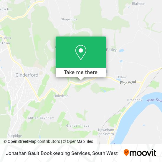 Jonathan Gault Bookkeeping Services map