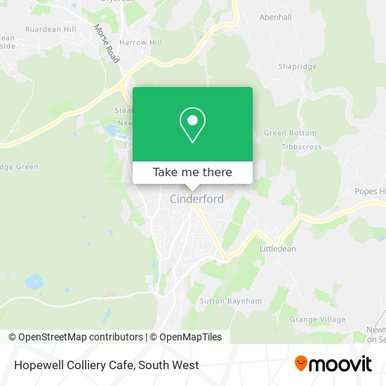 Hopewell Colliery Cafe map