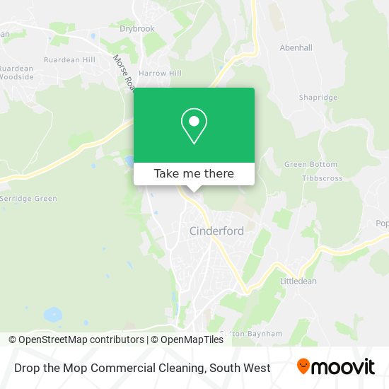 Drop the Mop Commercial Cleaning map