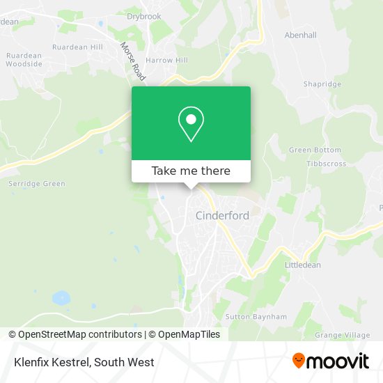 Klenfix Kestrel map