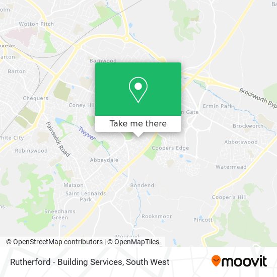 Rutherford - Building Services map