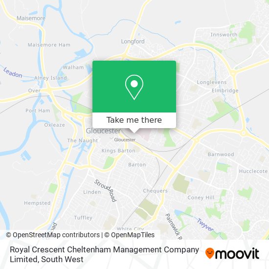 Royal Crescent Cheltenham Management Company Limited map