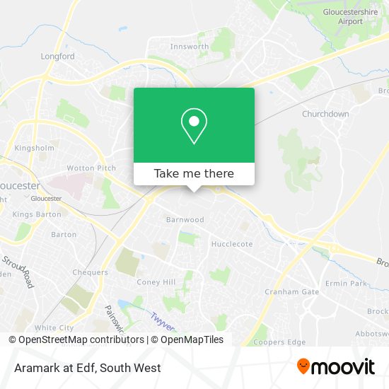 Aramark at Edf map