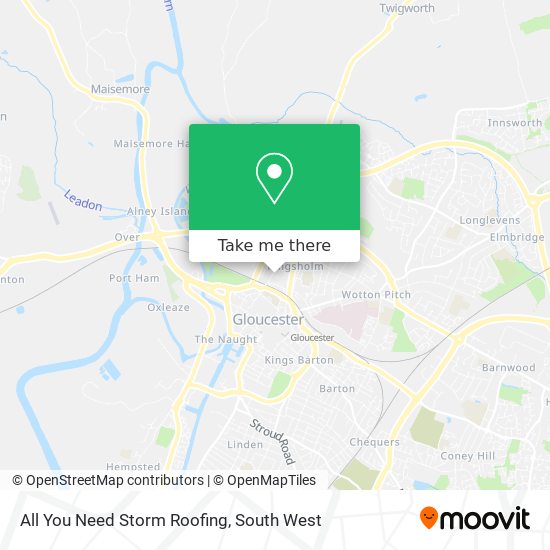 All You Need Storm Roofing map