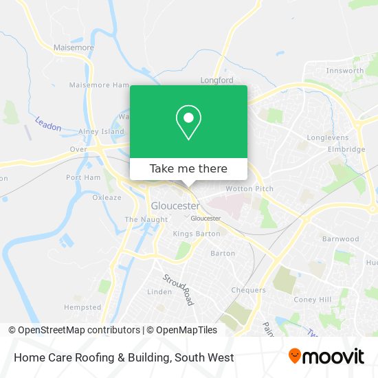 Home Care Roofing & Building map