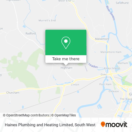 Haines Plumbing and Heating Limited map