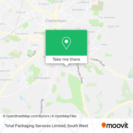 Total Packaging Services Limited map
