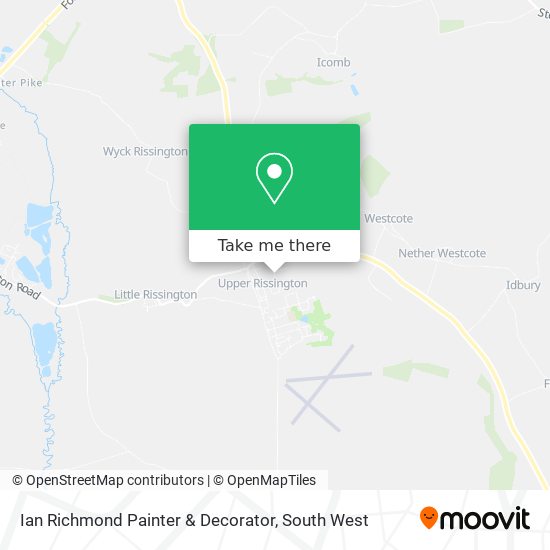 Ian Richmond Painter & Decorator map