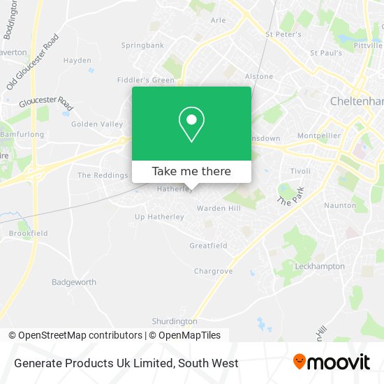 Generate Products Uk Limited map