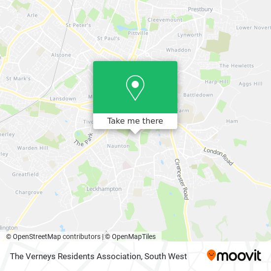 The Verneys Residents Association map