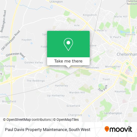 Paul Davis Property Maintenance map