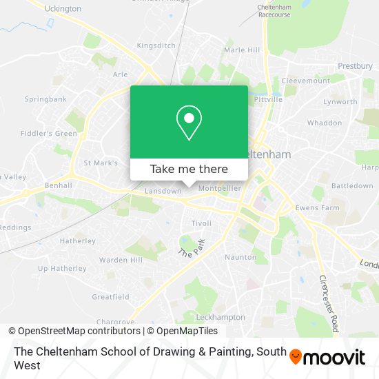 The Cheltenham School of Drawing & Painting map