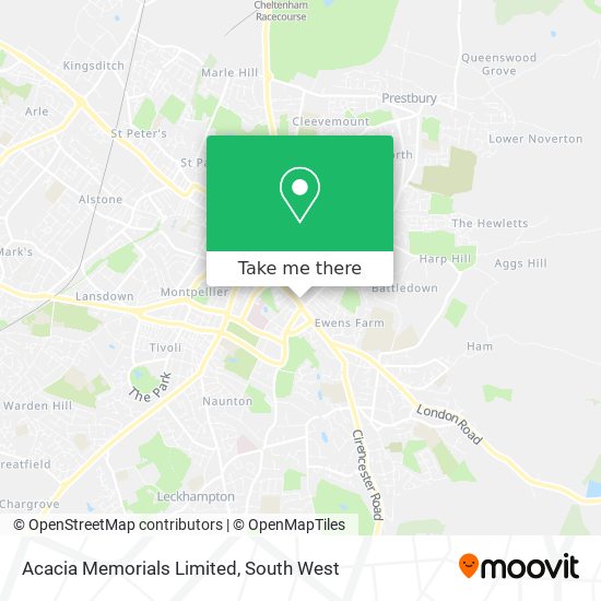 Acacia Memorials Limited map