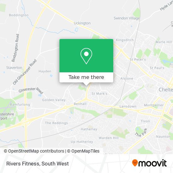 Rivers Fitness map