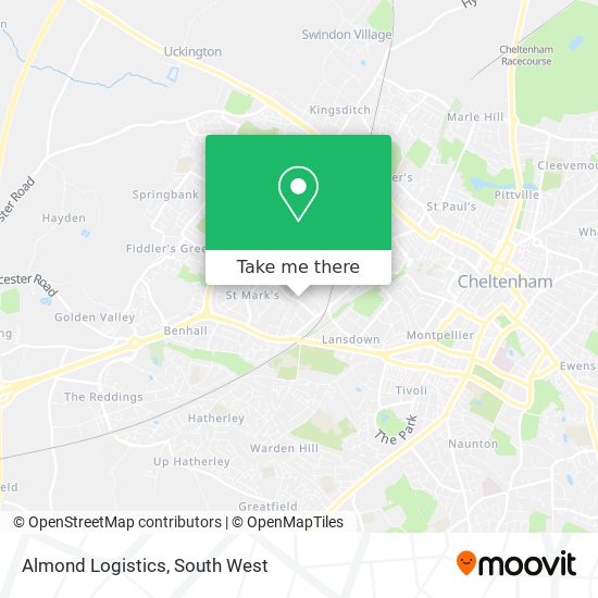 Almond Logistics map