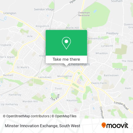Minster Innovation Exchange map