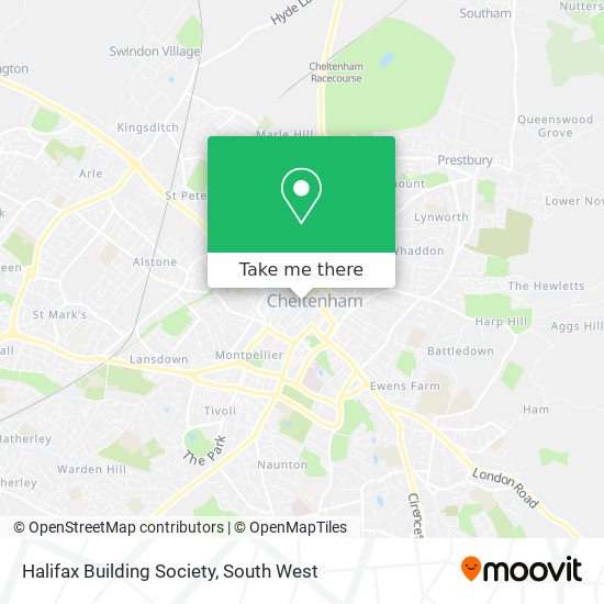 Halifax Building Society map
