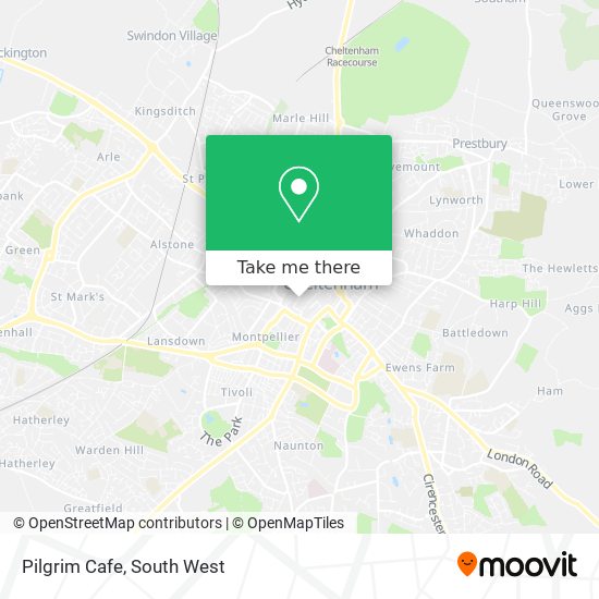 Pilgrim Cafe map
