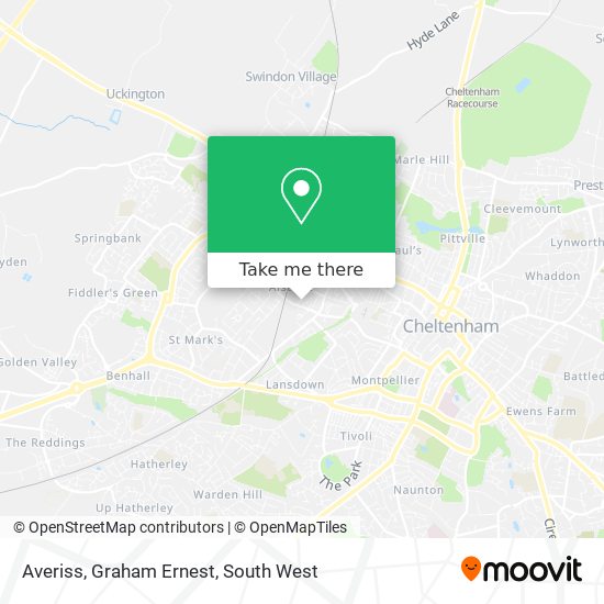 Averiss, Graham Ernest map