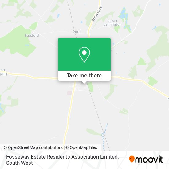 Fosseway Estate Residents Association Limited map