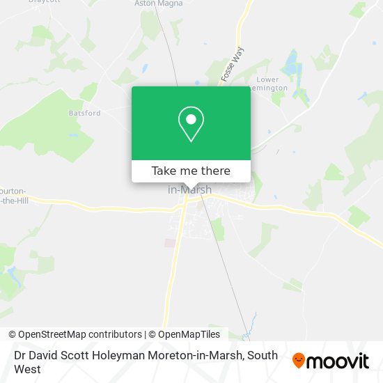 Dr David Scott Holeyman Moreton-in-Marsh map