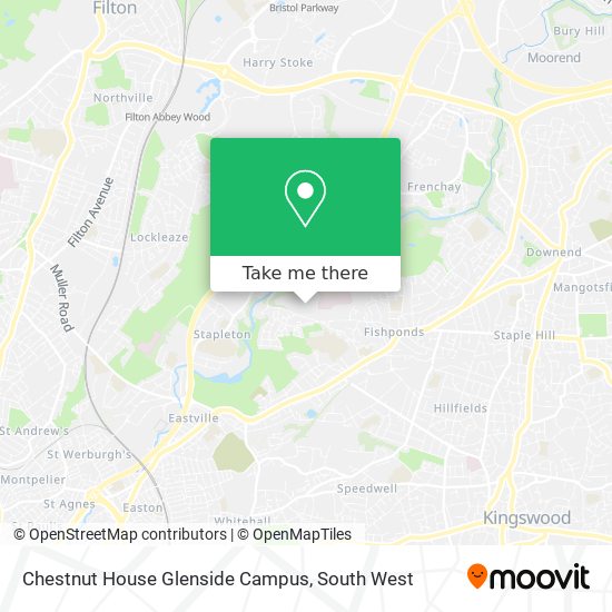 Chestnut House Glenside Campus map