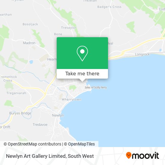 Newlyn Art Gallery Limited map