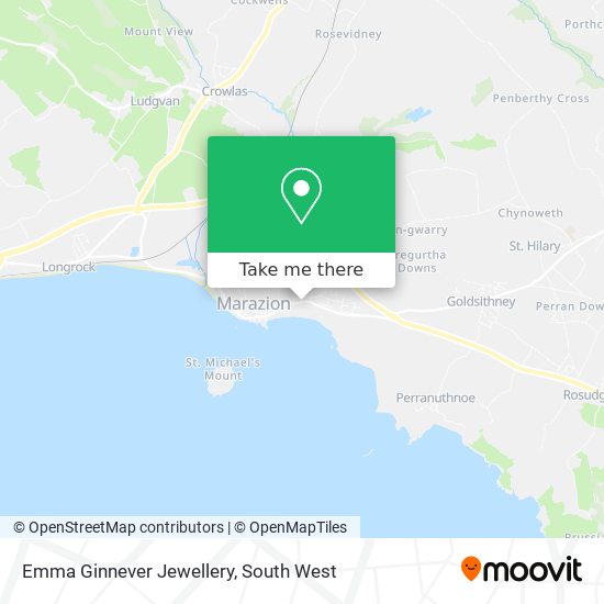 Emma Ginnever Jewellery map