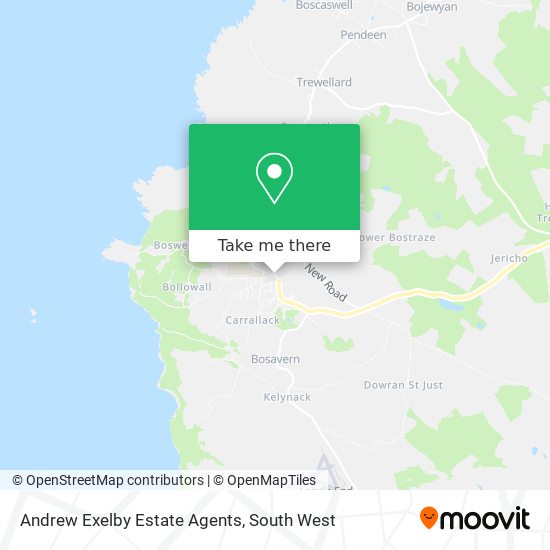 Andrew Exelby Estate Agents map