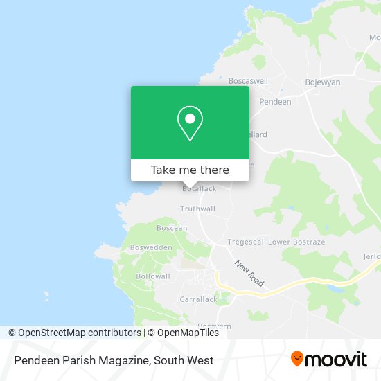 Pendeen Parish Magazine map