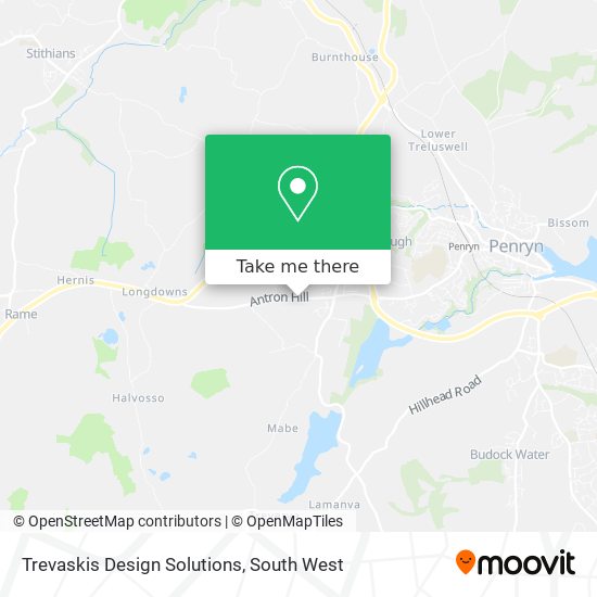 Trevaskis Design Solutions map