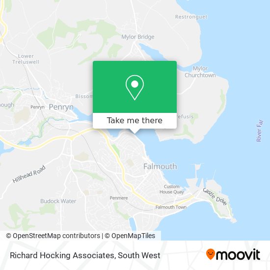 Richard Hocking Associates map