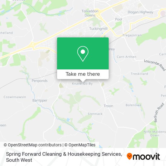 Spring Forward Cleaning & Housekeeping Services map
