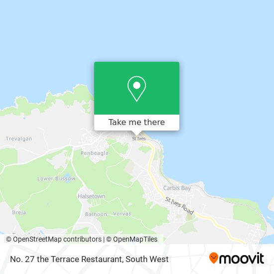 No. 27 the Terrace Restaurant map
