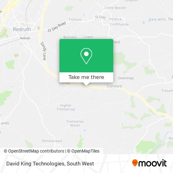 David King Technologies map