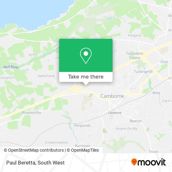 Paul Beretta map