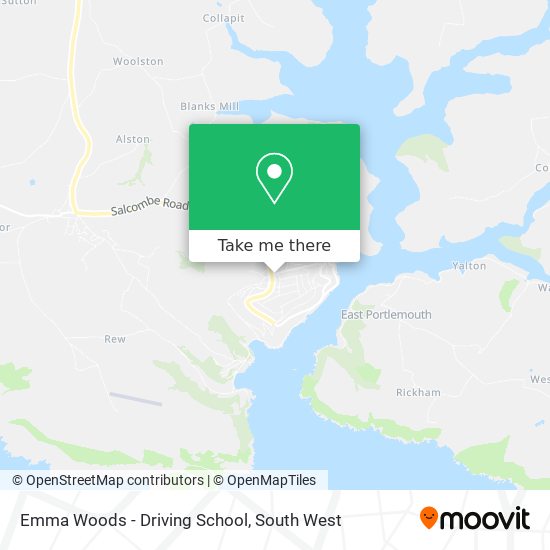 Emma Woods - Driving School map