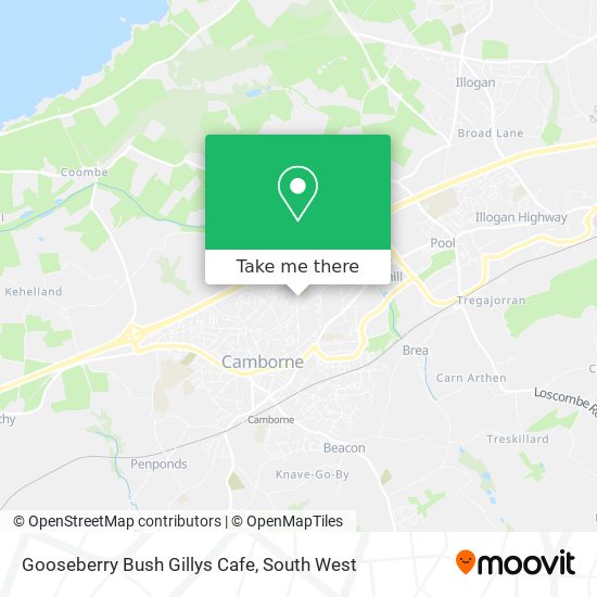 Gooseberry Bush Gillys Cafe map