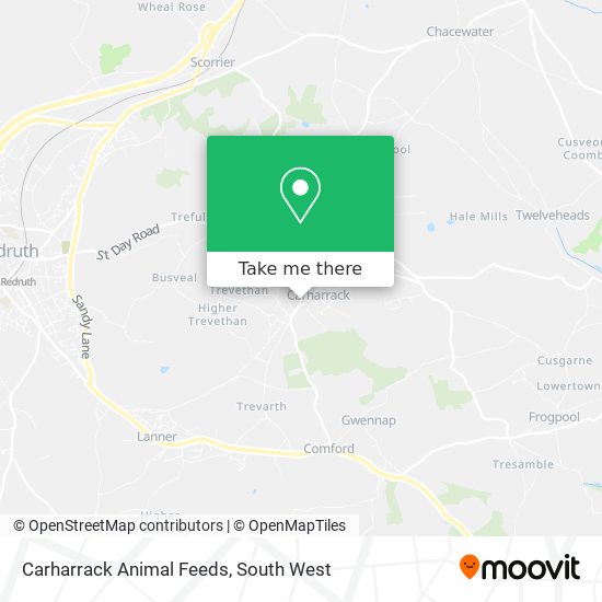 Carharrack Animal Feeds map