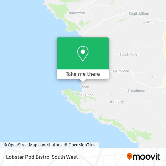 Lobster Pod Bistro map