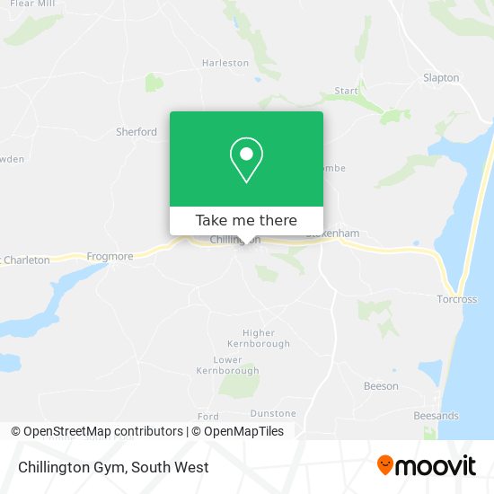 Chillington Gym map