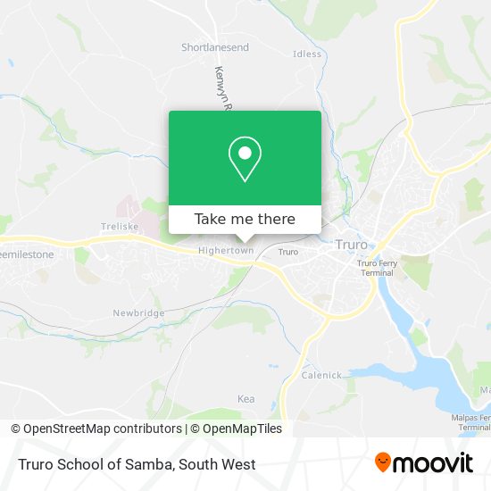 Truro School of Samba map