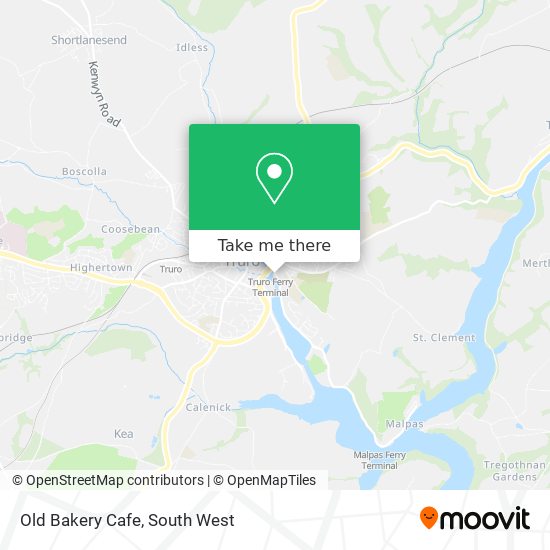 Old Bakery Cafe map