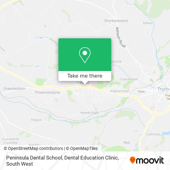 Peninsula Dental School, Dental Education Clinic map
