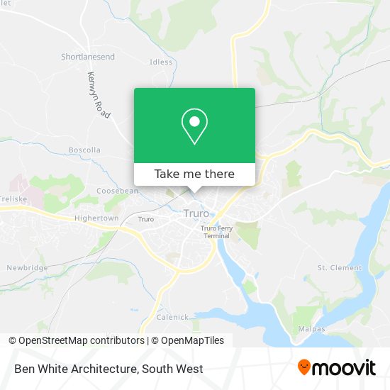 Ben White Architecture map