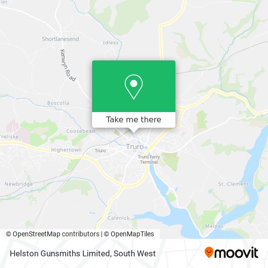 Helston Gunsmiths Limited map