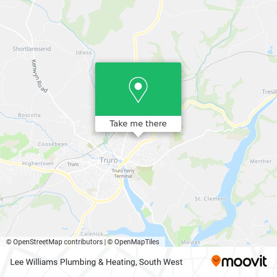 Lee Williams Plumbing & Heating map