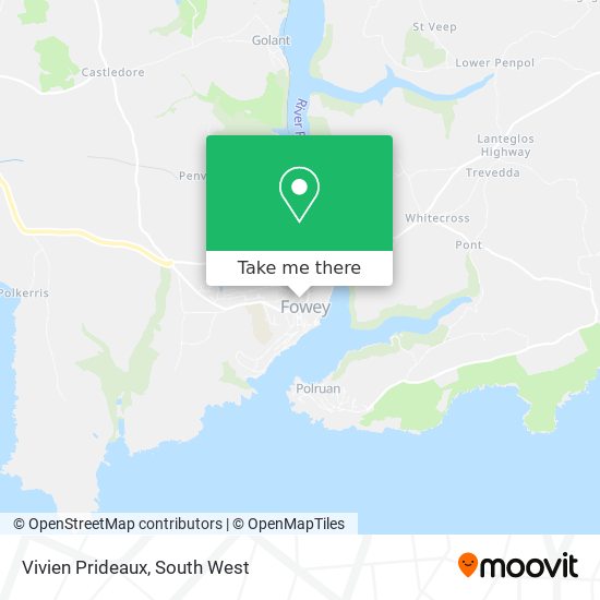 Vivien Prideaux map