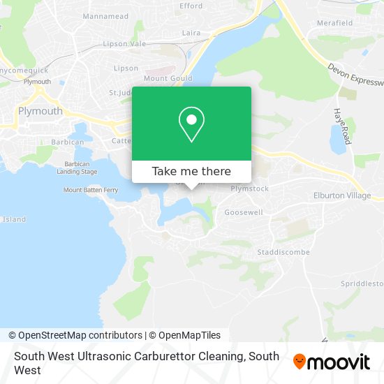 South West Ultrasonic Carburettor Cleaning map
