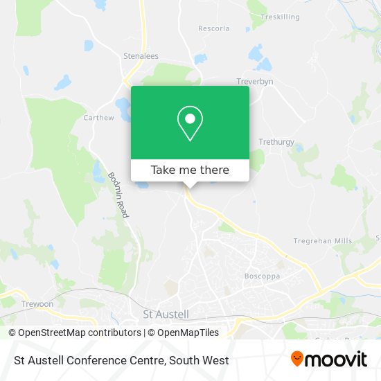 St Austell Conference Centre map